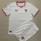 Sevilla 23 24 Jersey Home Kids Children Soccer Shirt youth Jersey Kit Sevilla