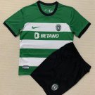 Sporting Lisbon 2023 2024 Jersey Kids Home children Soccer Shirt youth Jersey Kit 23 24