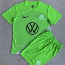 Wolfsburg 2023 2024 Jersey Kids Home children Soccer Shirt youth Jersey Kit 23 24