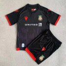 Wrexham 2023 2024 Jersey Kids Away Soccer Shirt Kids Jersey Wrexham_1