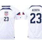 United States #23 Kellyn Acosta White Home Jersey