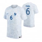 Paul Pogba France National Team White Away 2022-23 Jersey