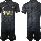 Men’s Arsenal F.C Blank 2023 Black Away Soccer Jersey Suit