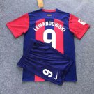 Men’s Barcelona #9 Robert Lewandowski 2023-24 Soccer Home set