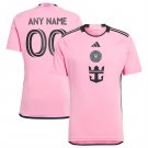 Men’s Inter Miami CF Custom Pink 2024-25 Home Soccer Jersey