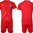 Men’s Italy Blank Red Goalkeeper Soccer Jersey Suit