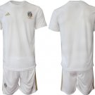 Men’s Italy Custom 2023 24 White Away Soccer Jersey Suit