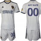 Men’s LA Galaxy Custom White Home Soccer Jersey Suit