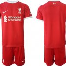 Men’s Liverpool Custom 2023 24 Red Home Soccer Jersey Suit