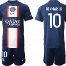 Men’s Paris Saint-Germain #10 Neymar Jr 2023 Navy Home Soccer Jersey Suit