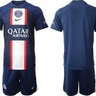 Men’s Paris Saint-Germain Blank 2023 Navy Home Soccer Jersey Suit