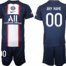 Men’s Paris Saint-Germain Custom 2023 Navy Soccer Jersey Suit 1