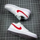 Air Jordan 1 Low White Varsity Red