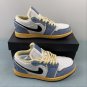 Air Jordan 1 Low &acirc;��Sashiko&acirc;�� Ashen SlateBlack-Pale Ivory-Sesame