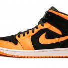 AIR JORDAN 1 MID Black Orange Peel-Sail