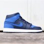Air Jordan 1 Mid ObsidianWhite-Game Royal 554724-412