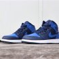Air Jordan 1 Mid ObsidianWhite-Game Royal 554724-412