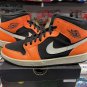 Air Jordan 1 Mid OrangeBlack 554724-062