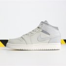 Air Jordan 1 Mid White Grey