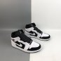 Air Jordan 1 Mid WhiteBlack-White 554724-113