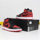 Air Jordan 1 Mid ‘Bred’ 554724-610