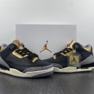 Air Jordan 3 BlackFire Red-Metallic Gold-Cement Grey