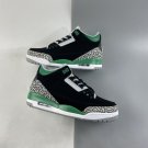 Air Jordan 3 BlackPine GreenCement Grey-White
