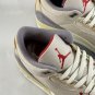 Air Jordan 3 MuslinUniversity Red-Cement Grey-Sail