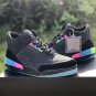 Air Jordan 3 Quai 54 Black Electric Green Infrared 23 Black