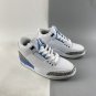 Air Jordan 3 UNC White Valor Blue Tech Grey