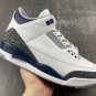Air Jordan 3 WhiteMidnight Navy-Cement Grey-Black