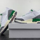 Air Jordan 3 WhiteVarsity Red-Lucky Green-Cement Grey