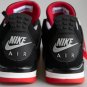 Air Jordan 4 Black Red with box
