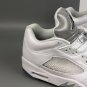 Air Jordan 5 Low White Black Wolf Grey