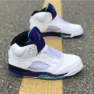 Air Jordan 5 NRG “Fresh Prince” WhiteGrape Ice-Black-New Emerald