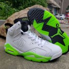 Air Jordan 6 Oregon Ducks PE White Fluorescent Green Black