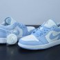 Jordan 1 Low Aluminum WhiteBlue