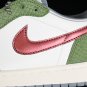 Jordan 1 Low CNY Year Of The Drago White Gold Orange Green