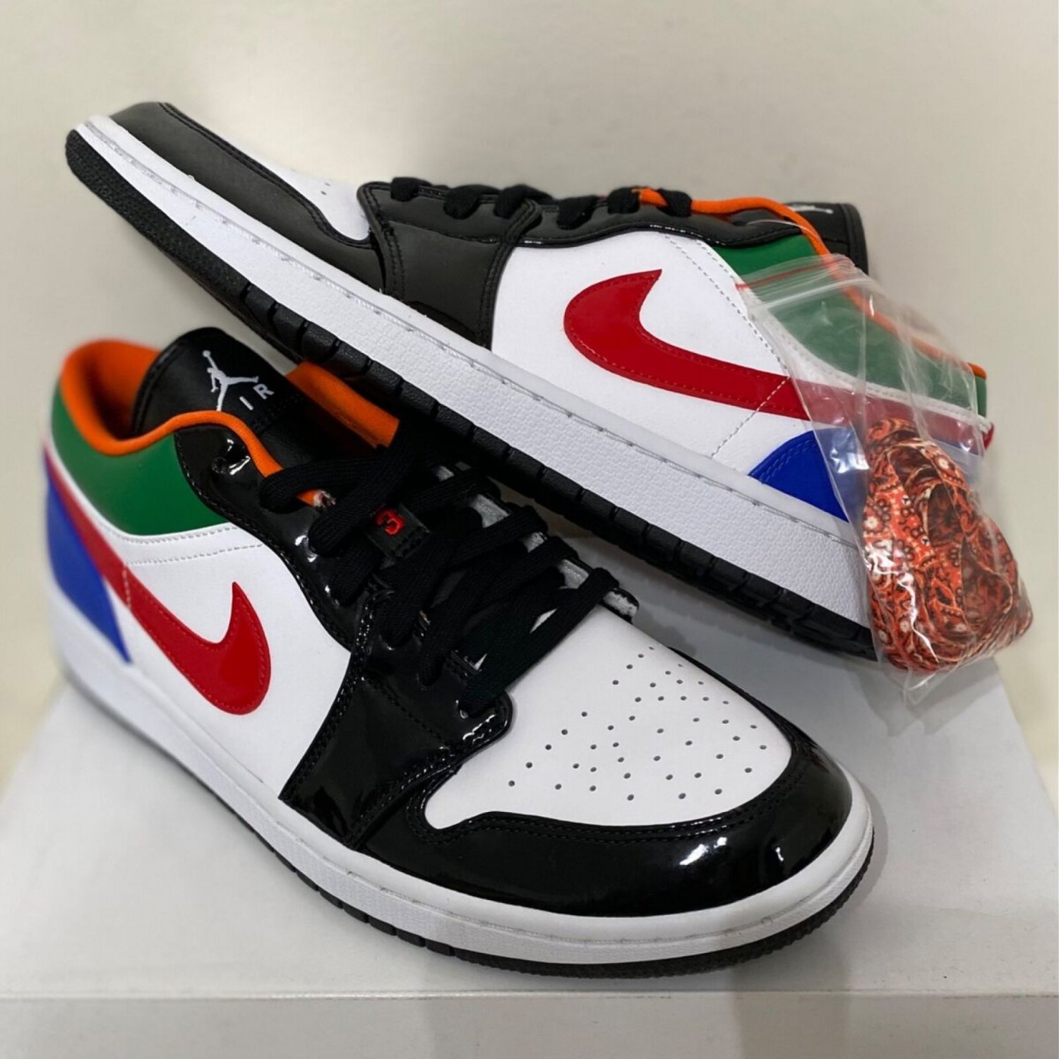Jordan 1 Low Multi-Color Black Toe