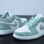 Jordan 1 Low New Emerald White Green