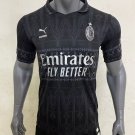 Men's AC black football jersey 24-25