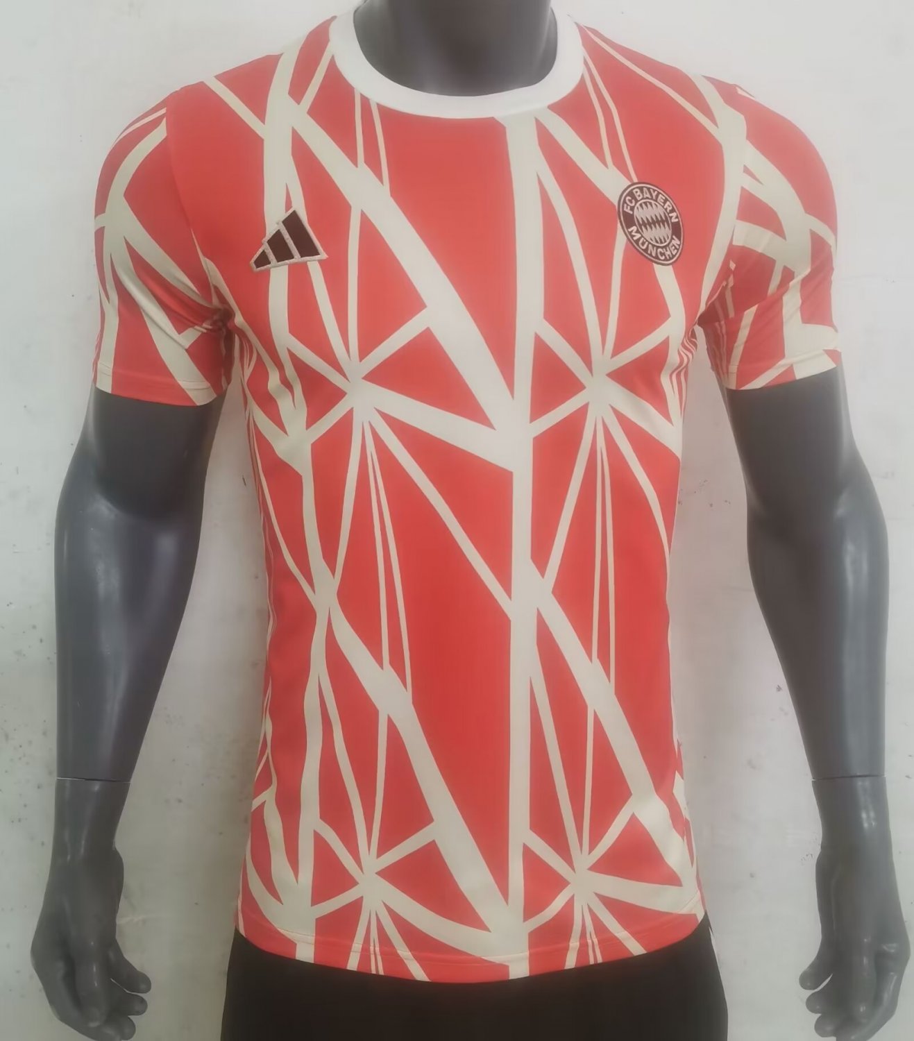 Men's Bayern pre match training jersey football jersey 24-25