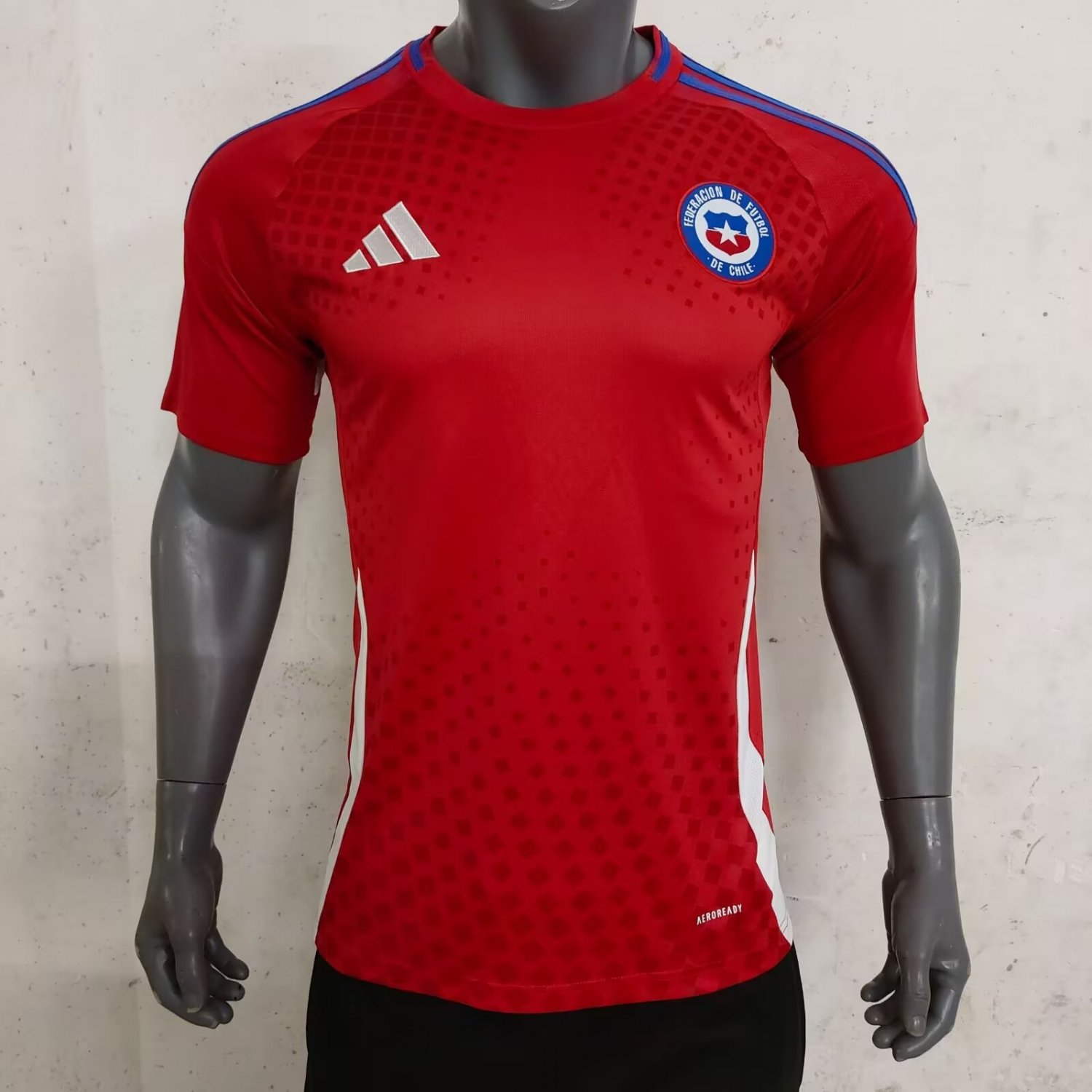 Men's Chilean Red Home Soccer Jersey 2024-25
