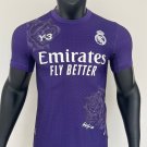 Men's Real Madrid Y3 purple football jersey 24-25