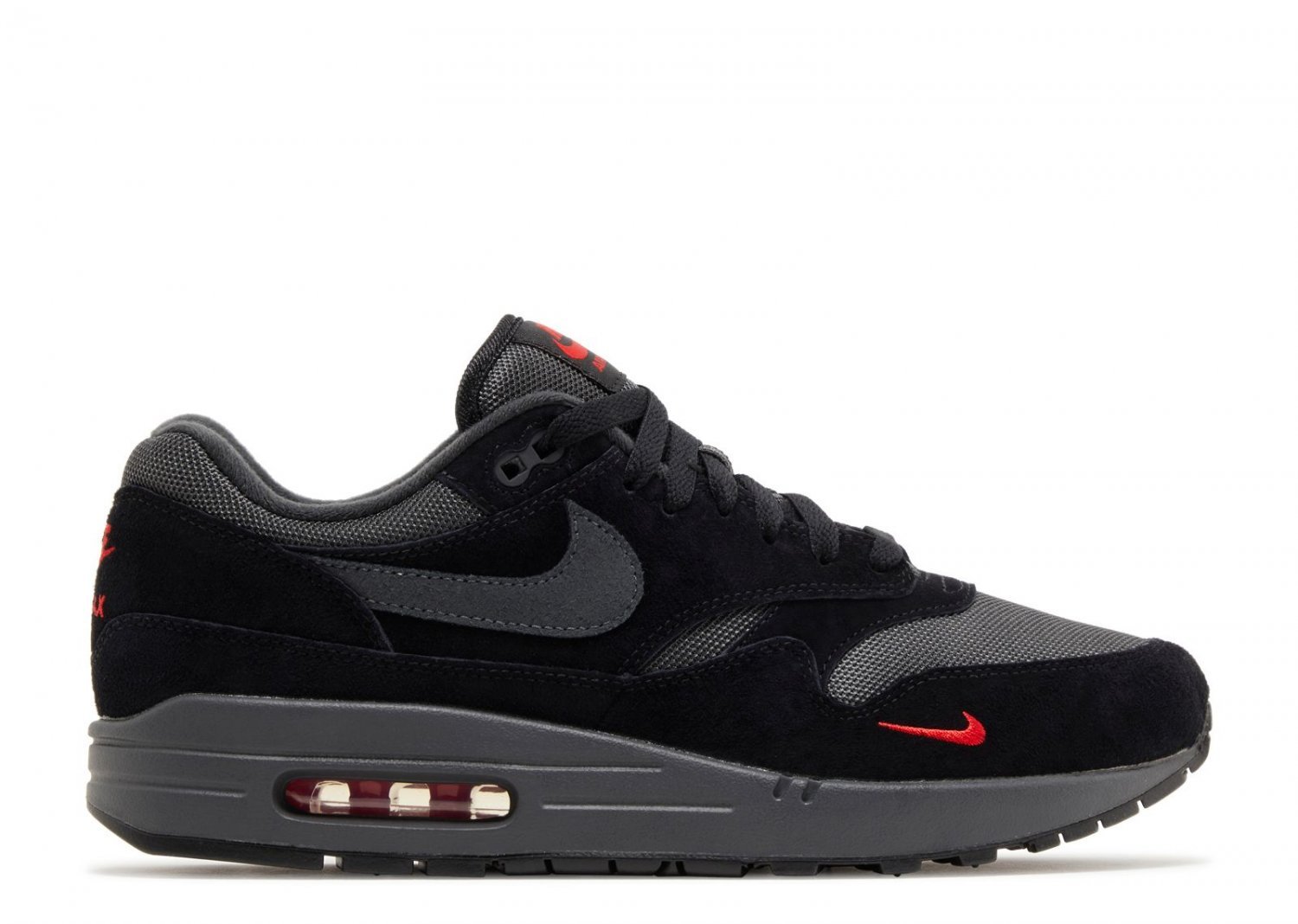 Air Max 1 Black University Red