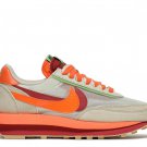sacai x Clot x LDWaffle Net Orange Blaze
