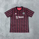 Men's Manchester United training uniform football jersey 24-25