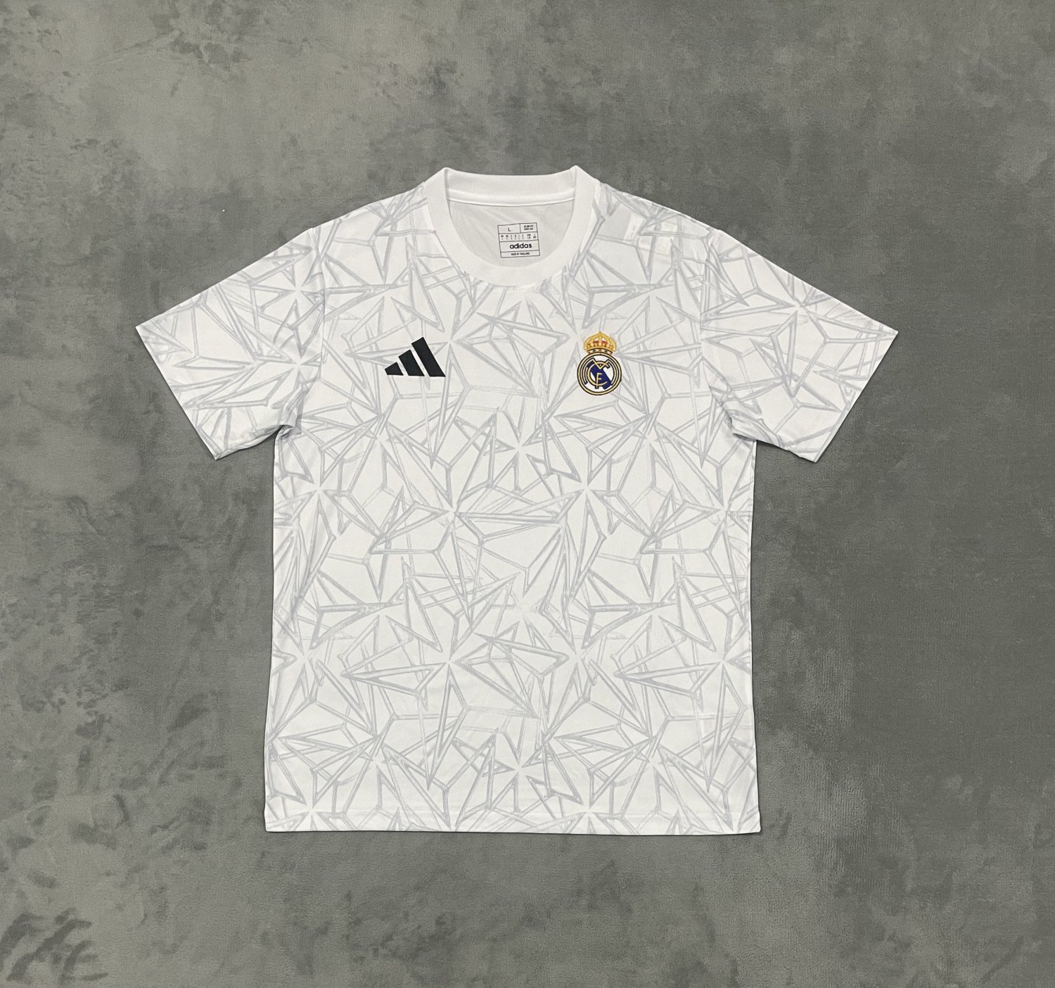 Men's Real Madrid pre match football jersey 24-25