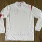 Retro 06 England white long sleeves soccer jersey
