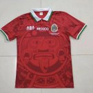 Retro 1998 Mexico red soccer jersey
